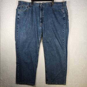 Levi Strauss 550 Relaxed Fit Jeans Mens Blue Denim‎ Pants 50x32